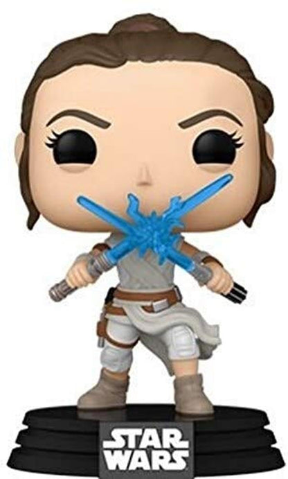 Funko Pop! Star Wars: SWEp9- Rey Skywalker with 2 Light Sabers- Figurine en Vinyle à Collectionner - Idée de Cadeau - Produits Officiels - Jouets pour Les Enfants et Adultes - Movies Fans