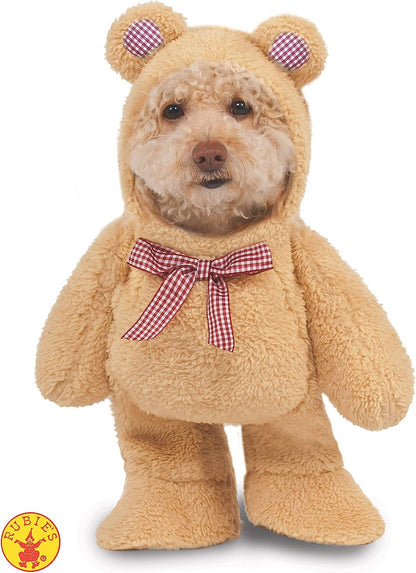 Official Rubie's Walking Teddy Bear Pet Costume, Size Small