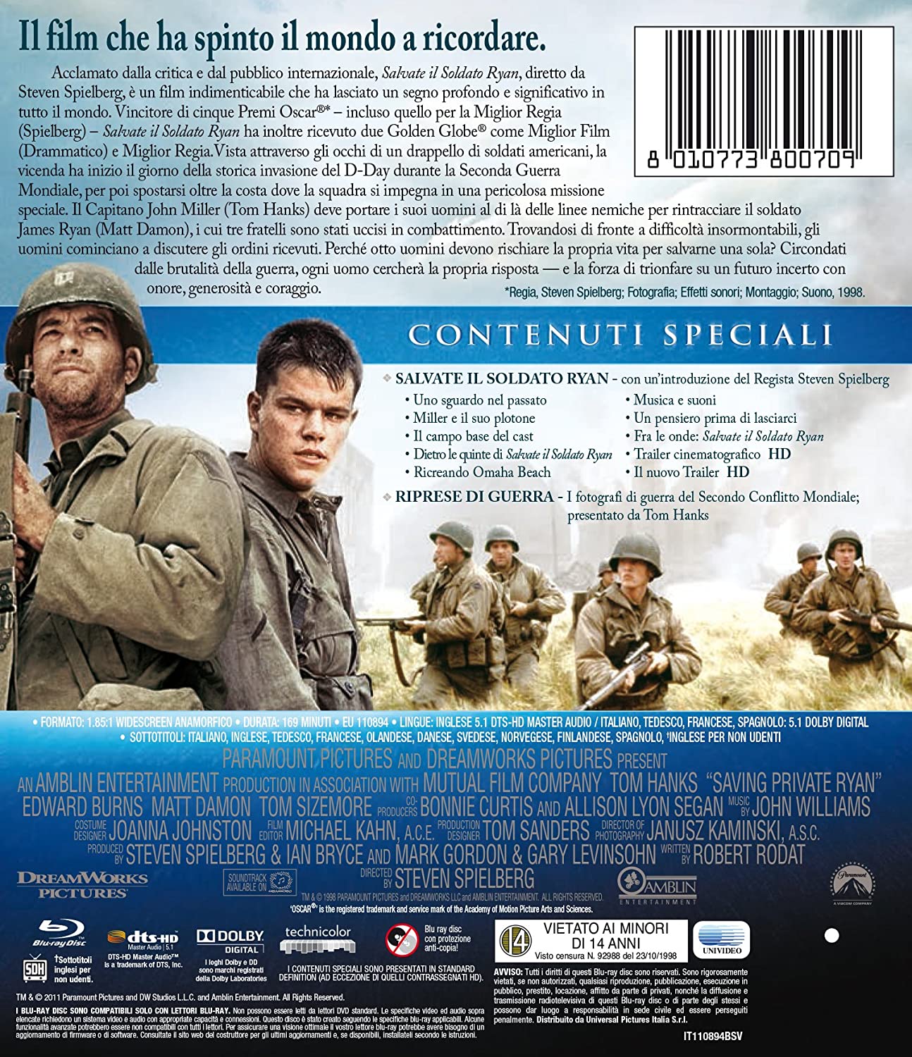 Salvate Il Soldato Ryan (SE) (2 Blu-Ray)