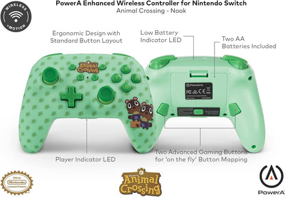 PowerA Enhanced Wireless Controller For Nintendo Switch - Timmy & Tommy Nook (Nintendo Switch