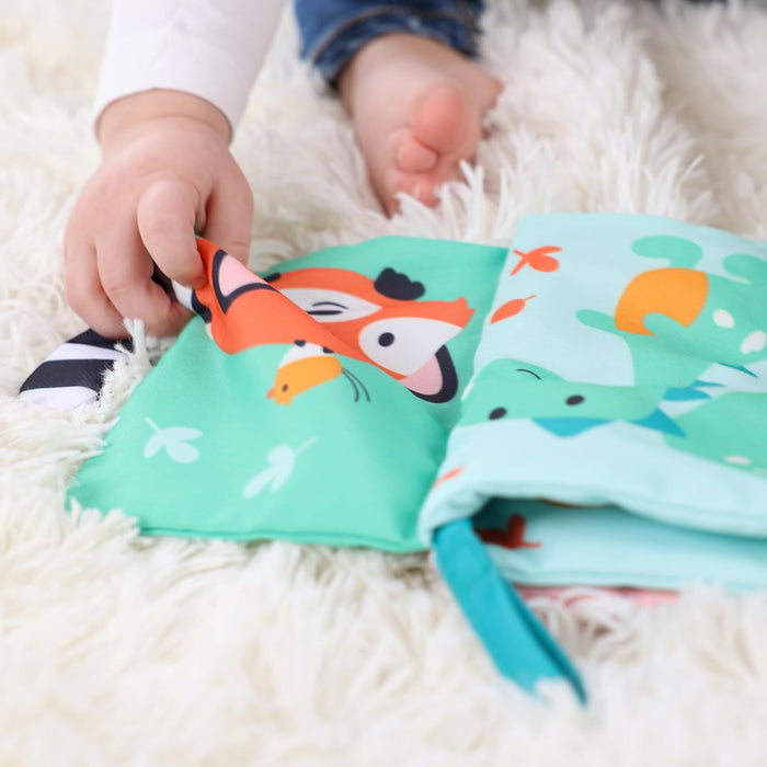 SES Creative 13112 Sensory Animal Tails Cloth Book