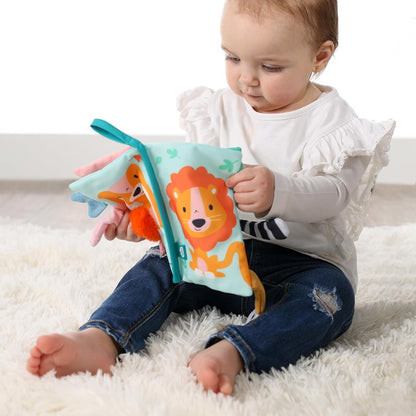 SES Creative 13112 Sensory Animal Tails Cloth Book