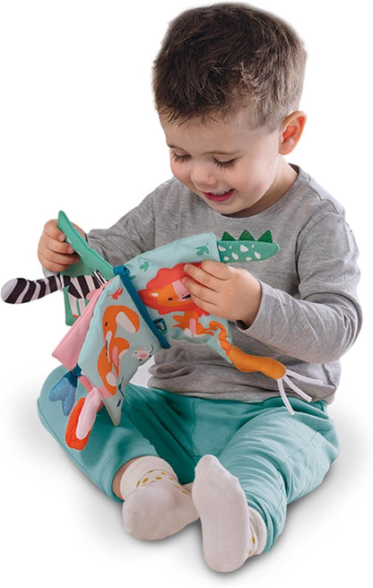 SES Creative 13112 Sensory Animal Tails Cloth Book