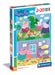 Clementoni 24778, Peppa Pig Supercolor Puzzle for Children - 2 x 20 Pieces, Ages 3 Years Plus,