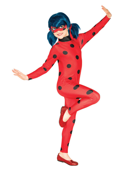 Rubie's Official Miraculous Ladybug Childs Costume and Eye mask, Superhero Fancy Dress