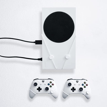 Xbox Seriex S Wall Mount By Floating Grip - Bundle (Xbox Series X) Bundle white