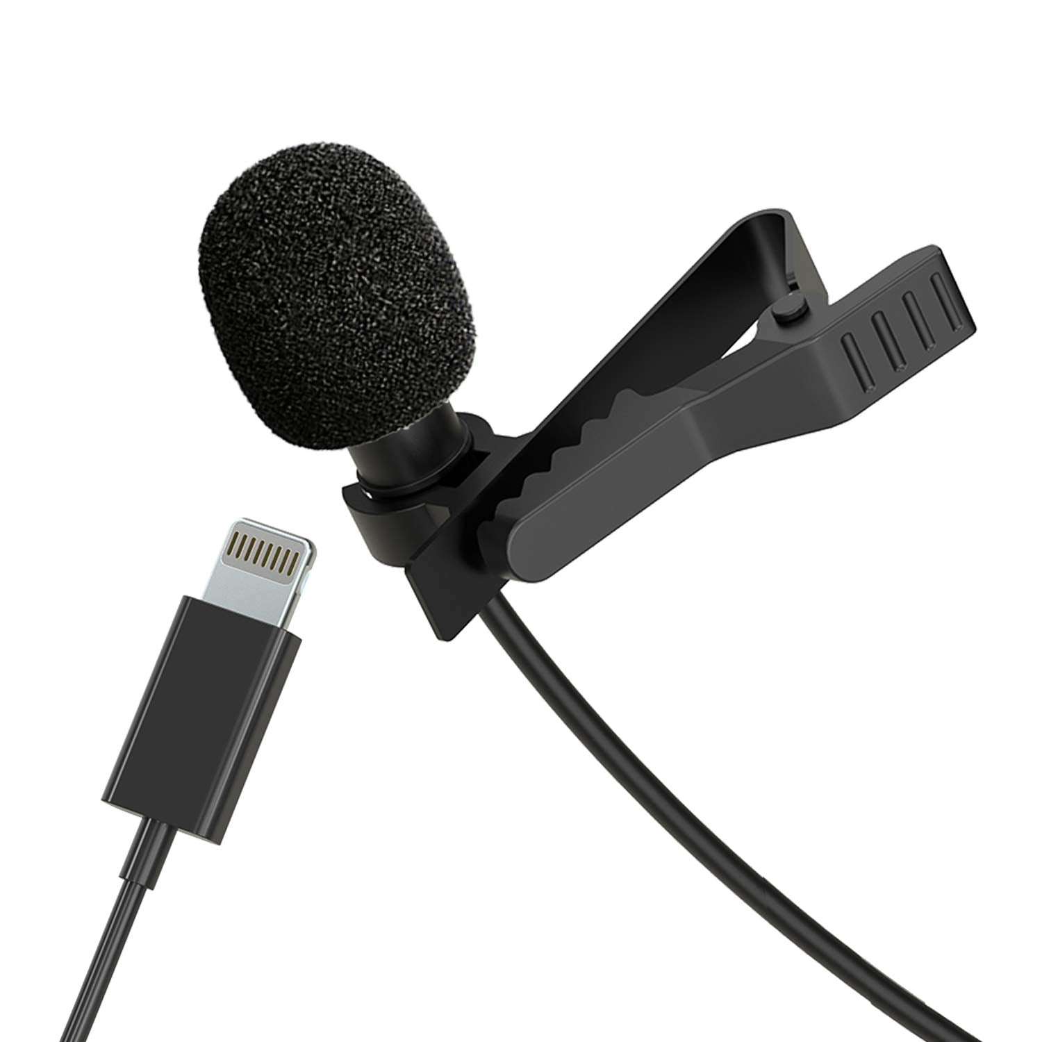 Lavalier Clip-On Microphone Mfi Lightning For Ios Devices