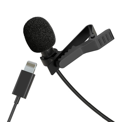 Lavalier Clip-On Microphone Mfi Lightning For Ios Devices