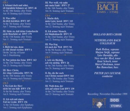 Bach Edition Vol.11 - Cantatas Vol.V
