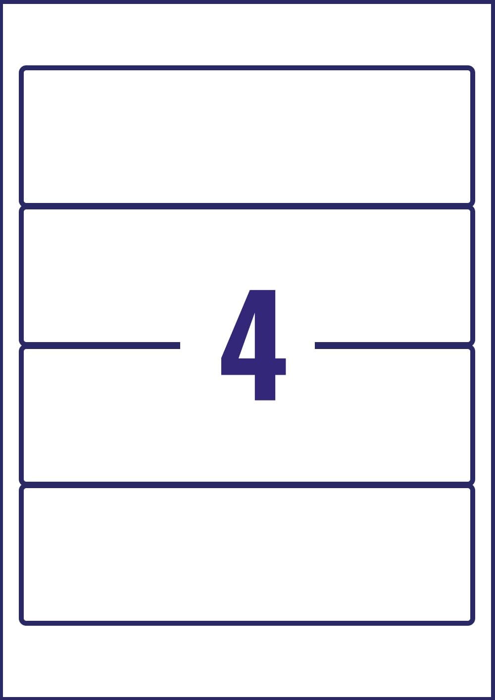 Avery Laser Labels White FSC – Printer Labels (White, FSC, Paper, Laser/Inkjet, 200 x 60, 400 PC (S
