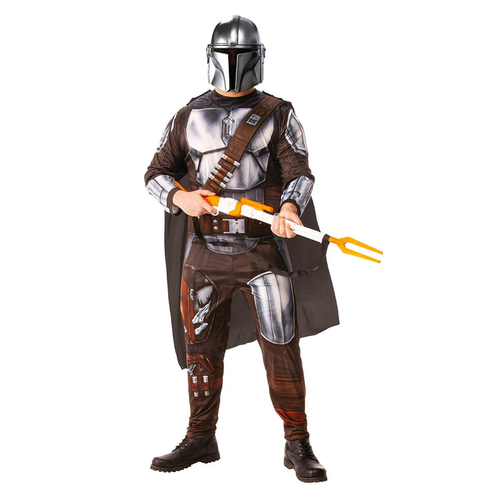 Rubie's Official Disney Star Wars The Mandalorian Adult Costume, Mens Fancy Dress, Size Standard ( Chest 38"-42"
