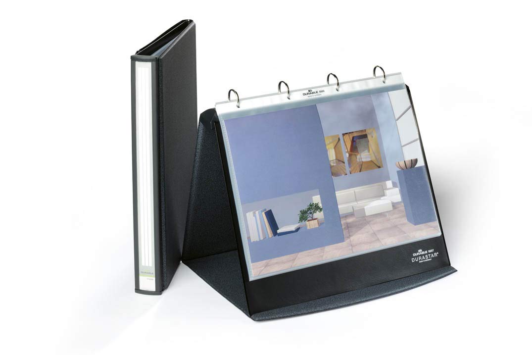 Durable 856739 Landscape Durastar Table Top Presenter, A4 Size