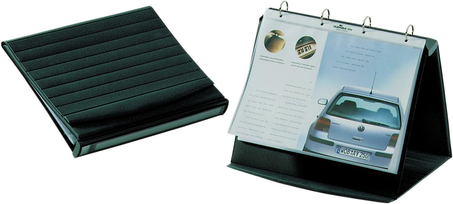 Durable 856739 Landscape Durastar Table Top Presenter, A4 Size