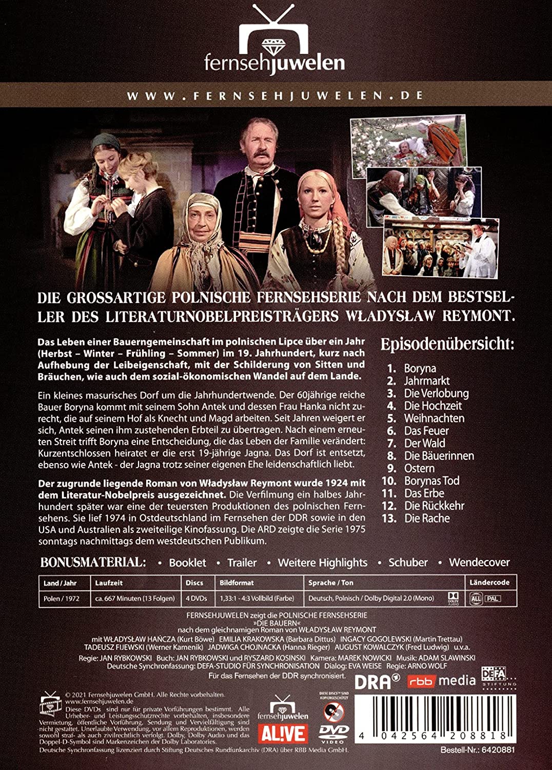 Die Bauern - Die komplette Serie: Teil 1-13 (Filmjuwelen)