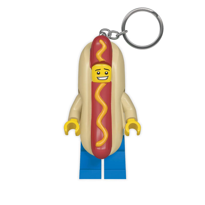 LEGO Hot Dog Man Keychain Light - 3 Inch Tall Figure (KE119H