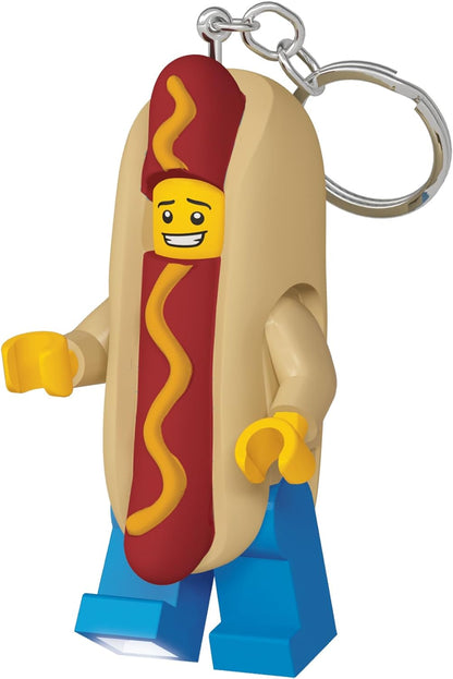 LEGO IDKE119 Hot Dog Man Keylight Keyring