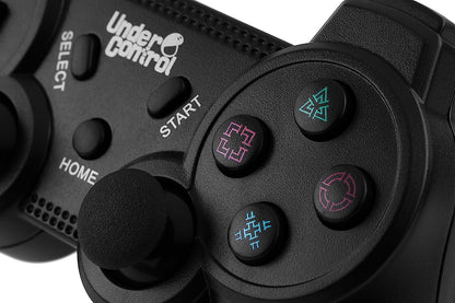 Under Control Wired Controller Black Manette Console compatible Sony PlayStation 3