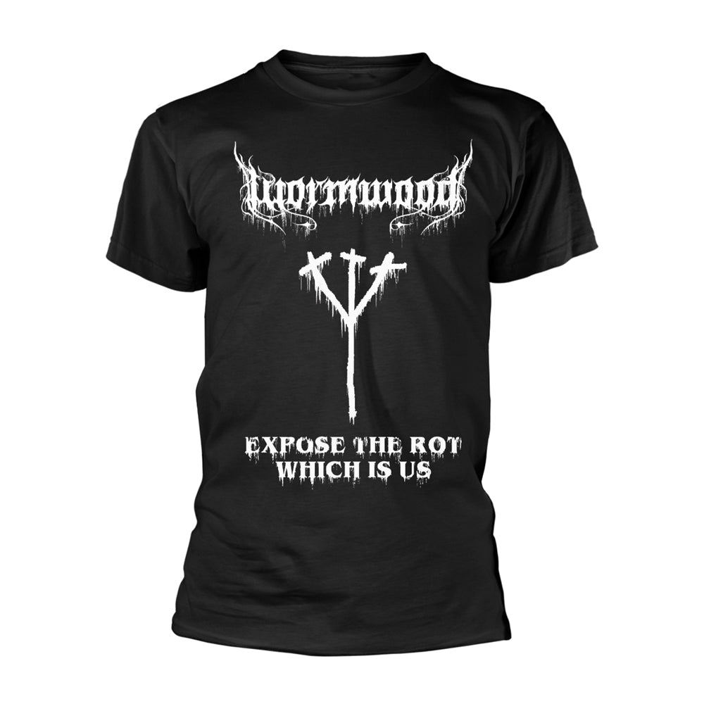 WORMWOOD - EXPOSE THE ROT WHICH IS US BLACK T-Shirt X-Large