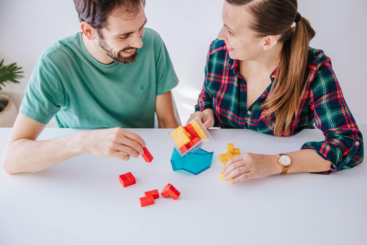 smart games - Cube Duel, 2 Player Puzzle Game, Bonus 80 Challenges for 1 Player, 10+ Years
