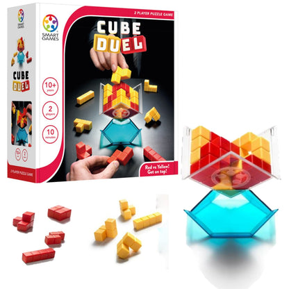 smart games - Cube Duel, 2 Player Puzzle Game, Bonus 80 Challenges for 1 Player, 10+ Years