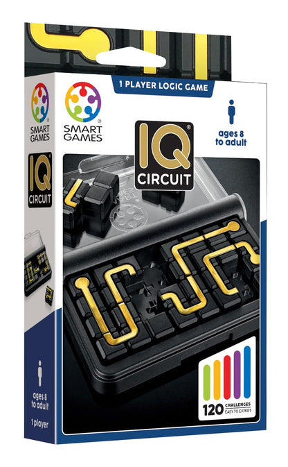 Smart Games - IQ Circuit, Puzzle Game with 120 Challenges, 8+ Years