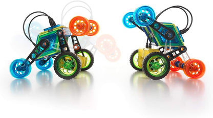 GeoSmart - Flip Bot, Magnetic Construction Set with Wireless Remote Control, 30 Pieces, 5+ Years