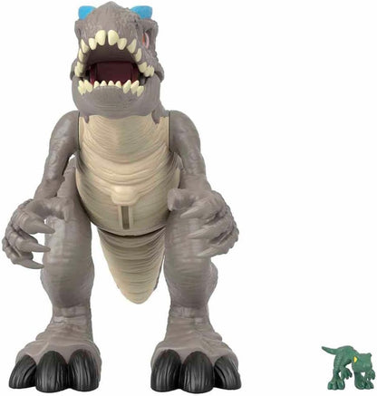 Fisher-Price Imaginext Jurassic World Indominus Rex, Dinosaurio de Juguete para niños +3 años (Mattel GMR16