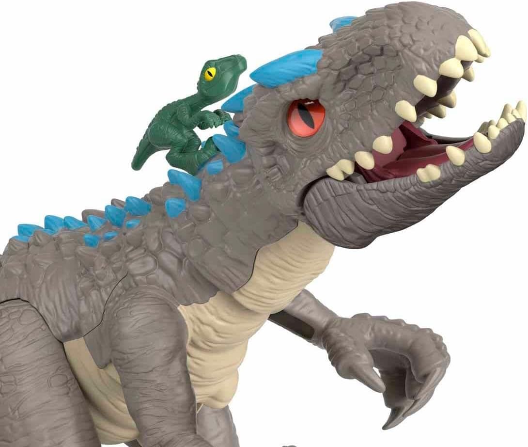 Fisher-Price Imaginext Jurassic World Indominus Rex, Dinosaurio de Juguete para niños +3 años (Mattel GMR16