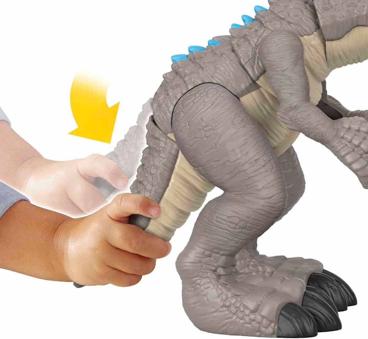 Fisher-Price Imaginext Jurassic World Indominus Rex, Dinosaurio de Juguete para niños +3 años (Mattel GMR16
