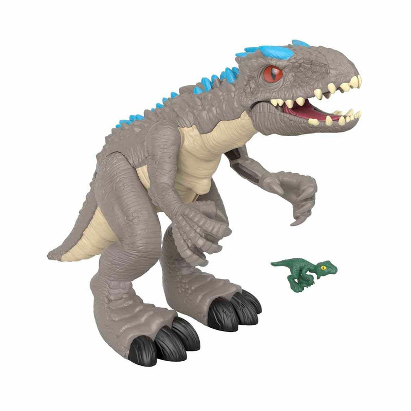 Fisher-Price Imaginext Jurassic World Indominus Rex, Dinosaurio de Juguete para niños +3 años (Mattel GMR16