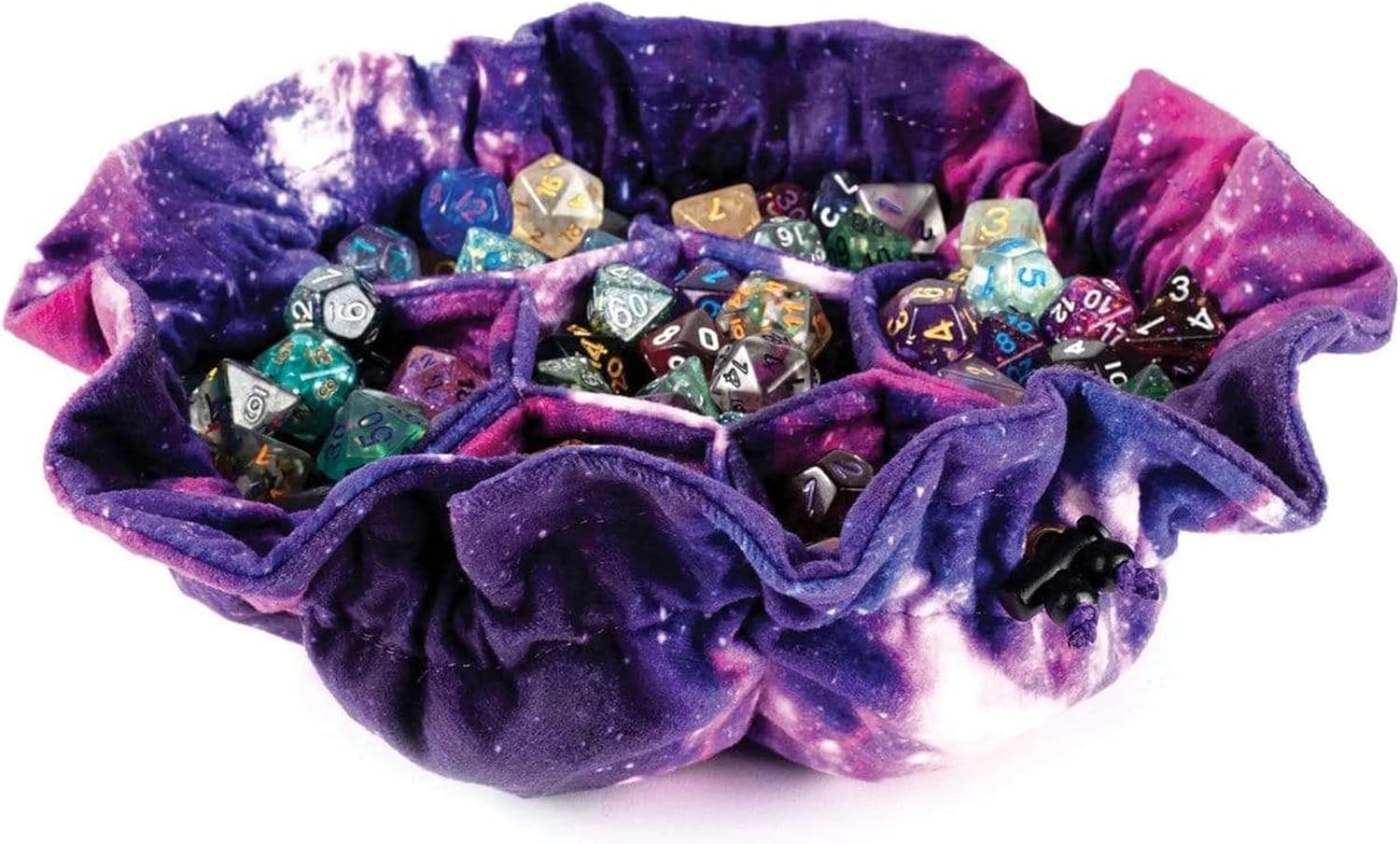 Nebula Velvet Compartment Dice Bag