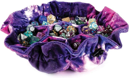 Nebula Velvet Compartment Dice Bag