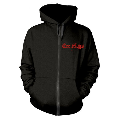 CRO-MAGS - BEST WISHES BLACK Hooded Sweatshirt with Zip XX-Large