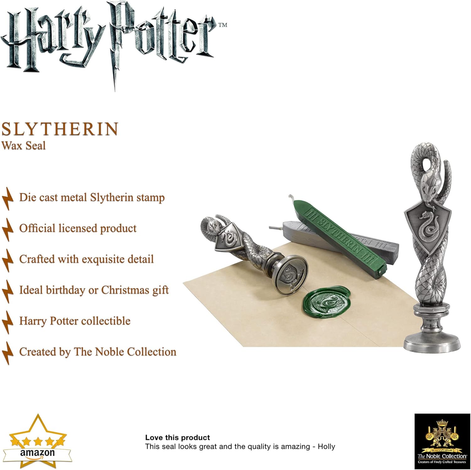 Noble Collection NN7086 - Harry Potter, Sigillo Serpeverde