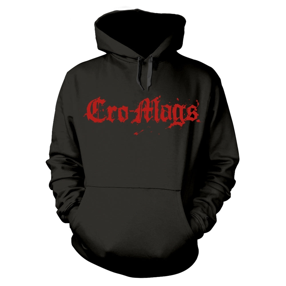 CRO-MAGS - BEST WISHES BLACK Hooded Sweatshirt Medium