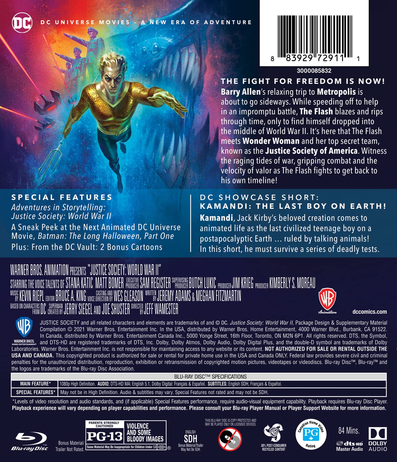 Justice Society: World War II (Blu-ray+Digital