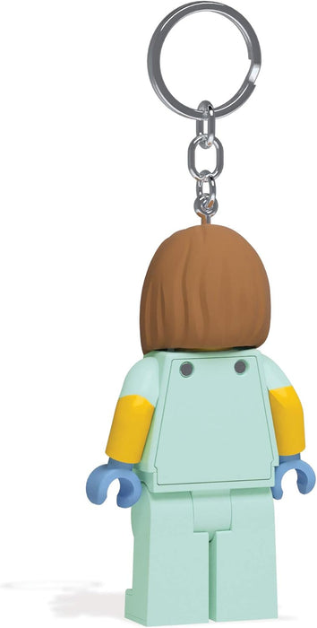 LEGO Iconic Schlüsselanhänger LED Taschenlampe Kinderspielzeug - Krankenschwester - 76 mm große Figur - 2 CR2025 Batterien enthalten