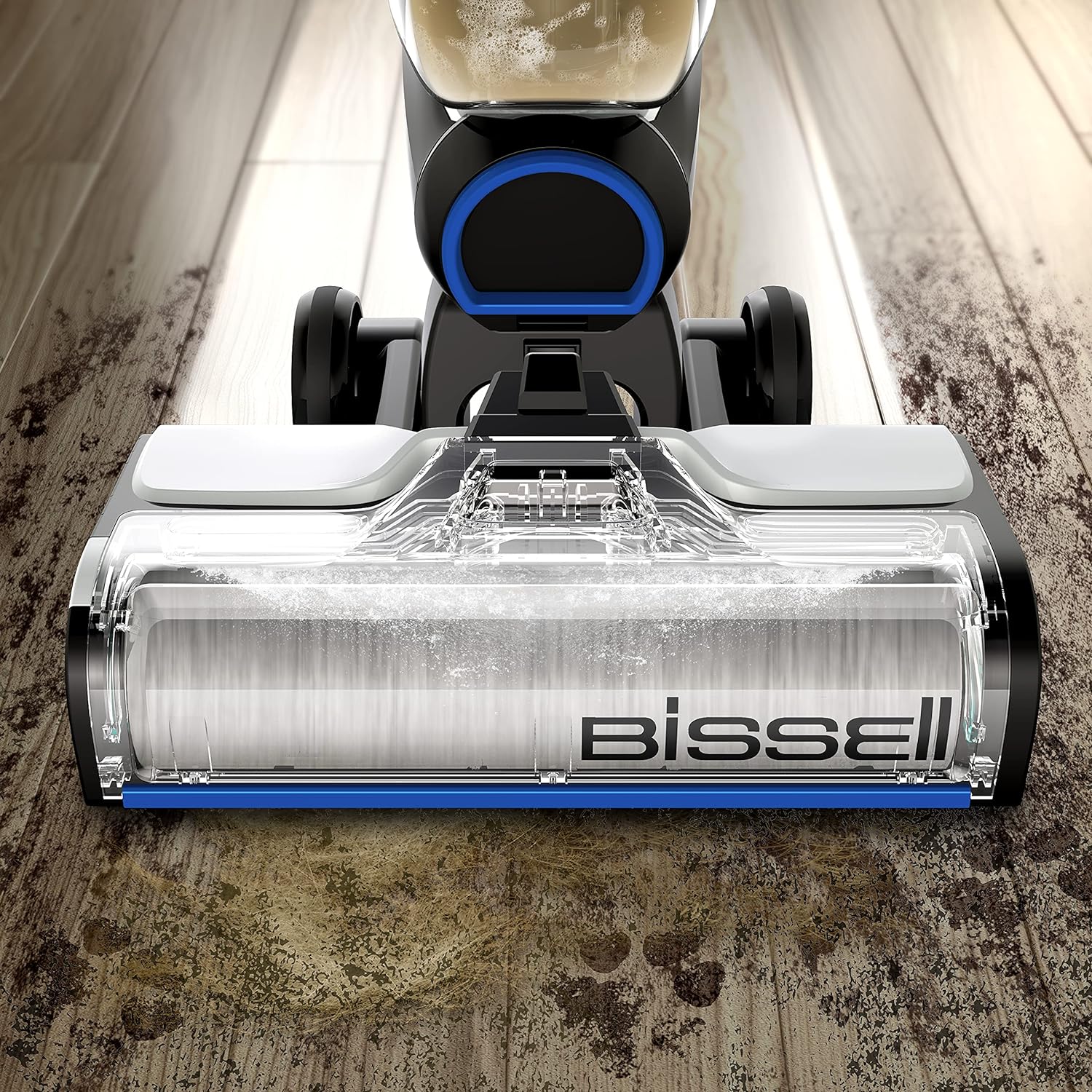 Roterende borstel voor houten vloeren BISSELL CROSSWAVE® | Reinig delicate massief houten vloeren | Origineel accessoire voor BISSELL CrossWave Cordless Max, X7 draadloze pet, serie 2765/2767 Wood floor Brush-roll XL