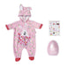 BABY born 830307 Easter 43cm-for Toddlers 3 Years & Up-Easy for Small Hands-Includes Onesie, Egg Case & Sticker Sheet, White