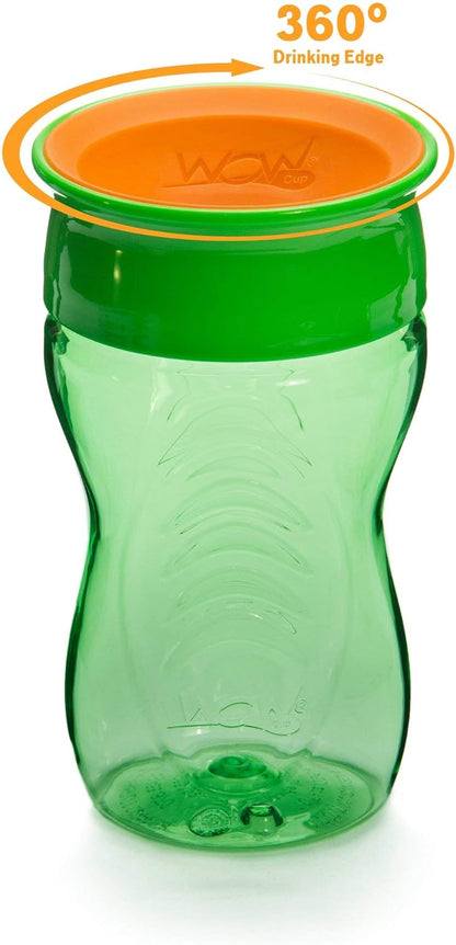Wow Cup for Kids 360 Sippy Cup, Green, 10 oz / 296 ml