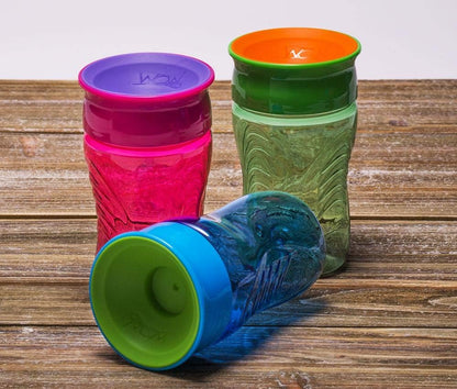 Wow Cup for Kids 360 Sippy Cup, Green, 10 oz / 296 ml