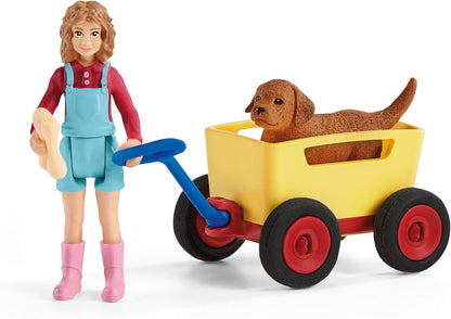 Schleich Farm World, Animal Toy Gifts for Kids, Playtime for Cute Cats, 9-piece Set with Dog Figurine 3-piece set, Ages 3+ 2021 Box Style
