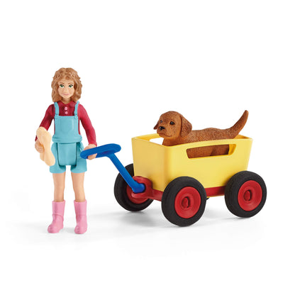 Schleich Farm World, Animal Toy Gifts for Kids, Playtime for Cute Cats, 9-piece Set with Dog Figurine 3-piece set, Ages 3+ 2021 Box Style