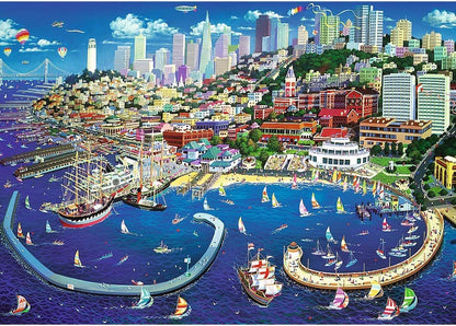 Trefl- Puzzle 2000 Piezas, Adultos y niños a Partir de 12 años, Color bahía de San Francisco, Bay (TREFL-271072