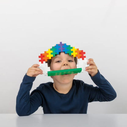 Plus-Plus Genial Juguete de construcción Big Learn to Build, 60 Piezas, Color Black (9603288