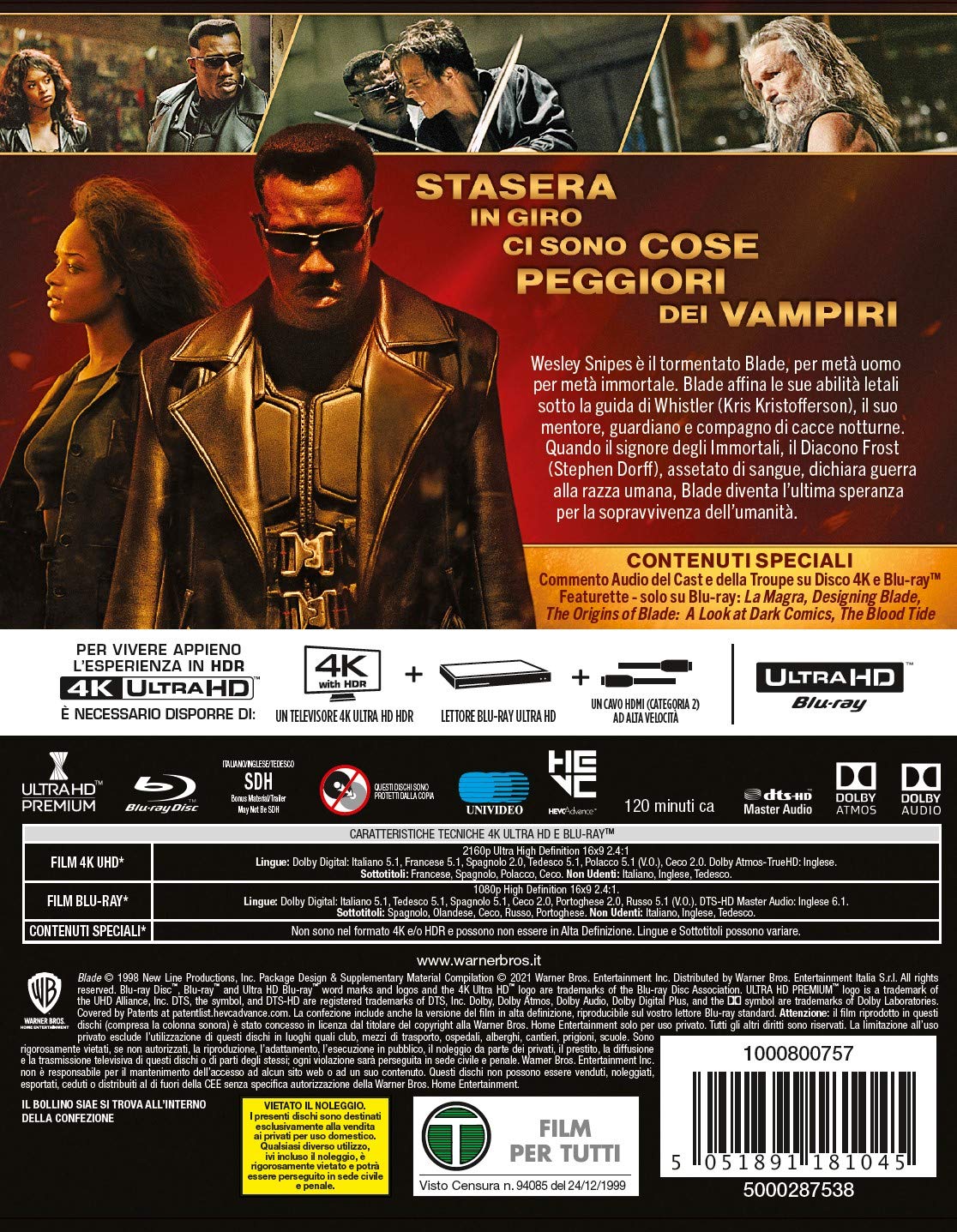 BLADE (4K Ultra-HD + Blu-Ray