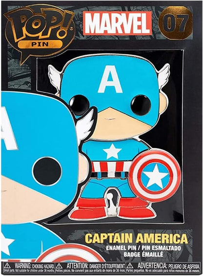 Funko Pop! Pin: Marvel - Captain America