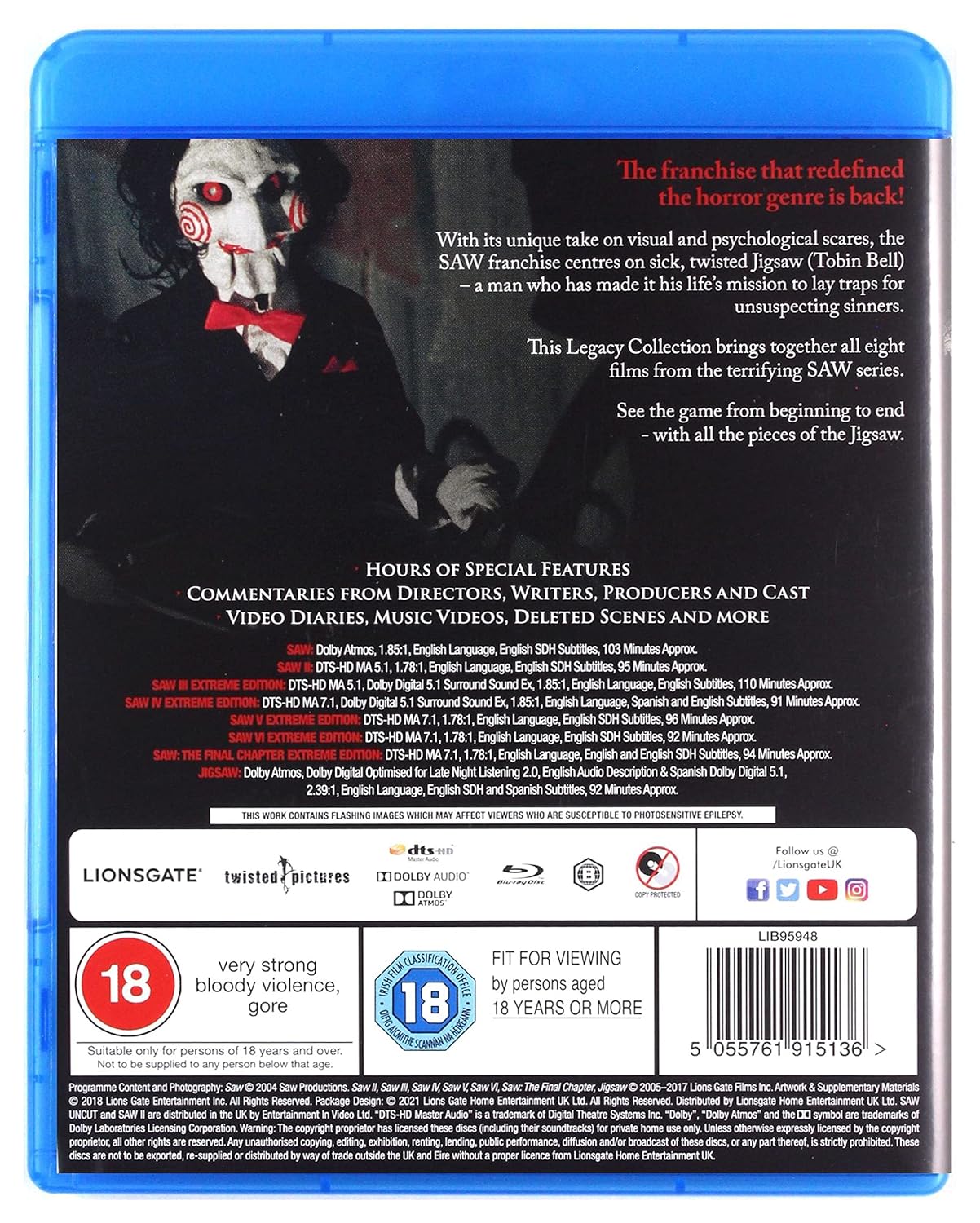 Saw: Legacy Collection (2021 Edition)