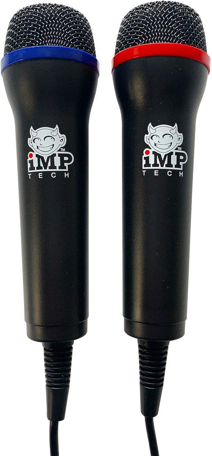 iMP Tech Universal Duets Twin USB Microphone Pack (PS4/Xbox One/Xbox 360/PS3/PC DVD)