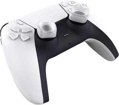 Gioteck STG PS5 – Thumb Grips PS5 – Silicone Caps/Caps for Joysticks Playstation 5 – Non-Slip – Aiming Aid – PS5 Controller Protection – White